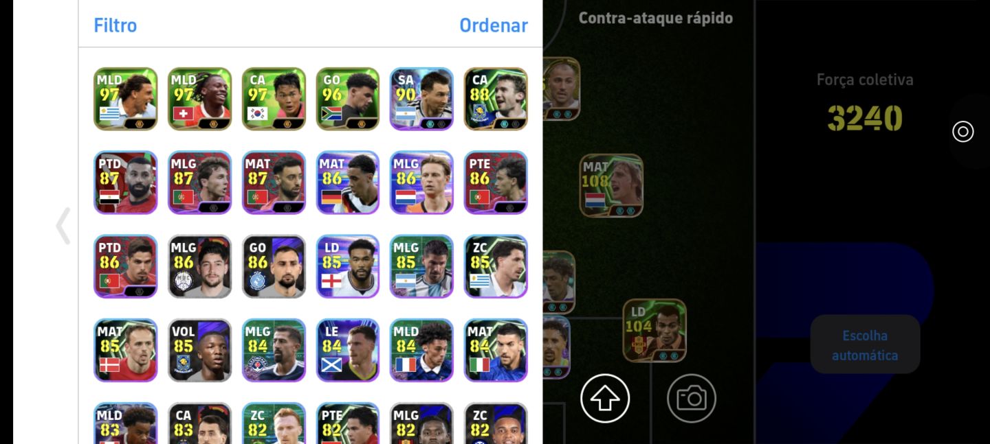 CONTA EFOOTBALL À VENDA 3240 DE FORÇA