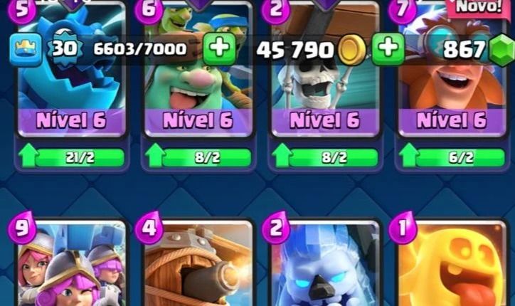 Promoção Conta Clash Royale Nivel 30