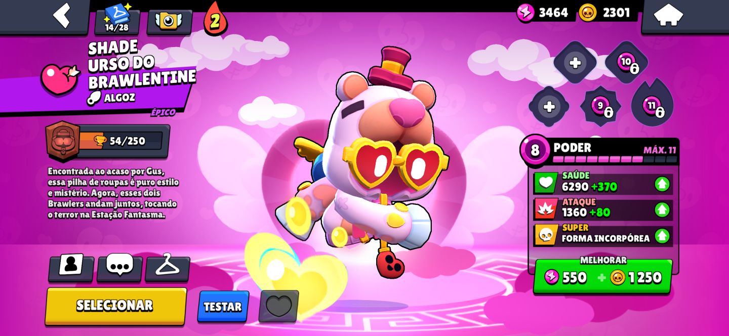 Conta de Braw stars, com skins raras e 32K de trofeus