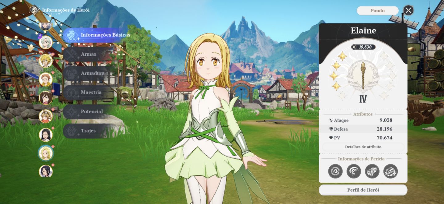 Conta do seven deadly Sins origins com muitos ssr