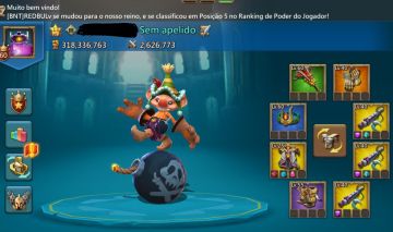 Conta do lords mobile com mais de 400mil de gemas, a gente pode negociar o valor