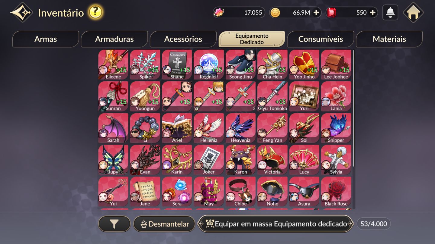 CONTA SEVEN KNIGHTS RE N 64 COM VARIOS COLLABS