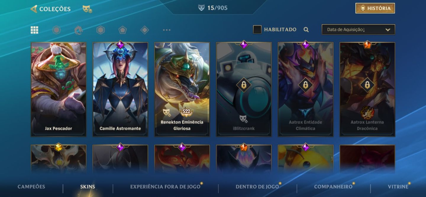 Conta de wild rift com Yone Velho Oeste Edição de Prestigio e outras skins