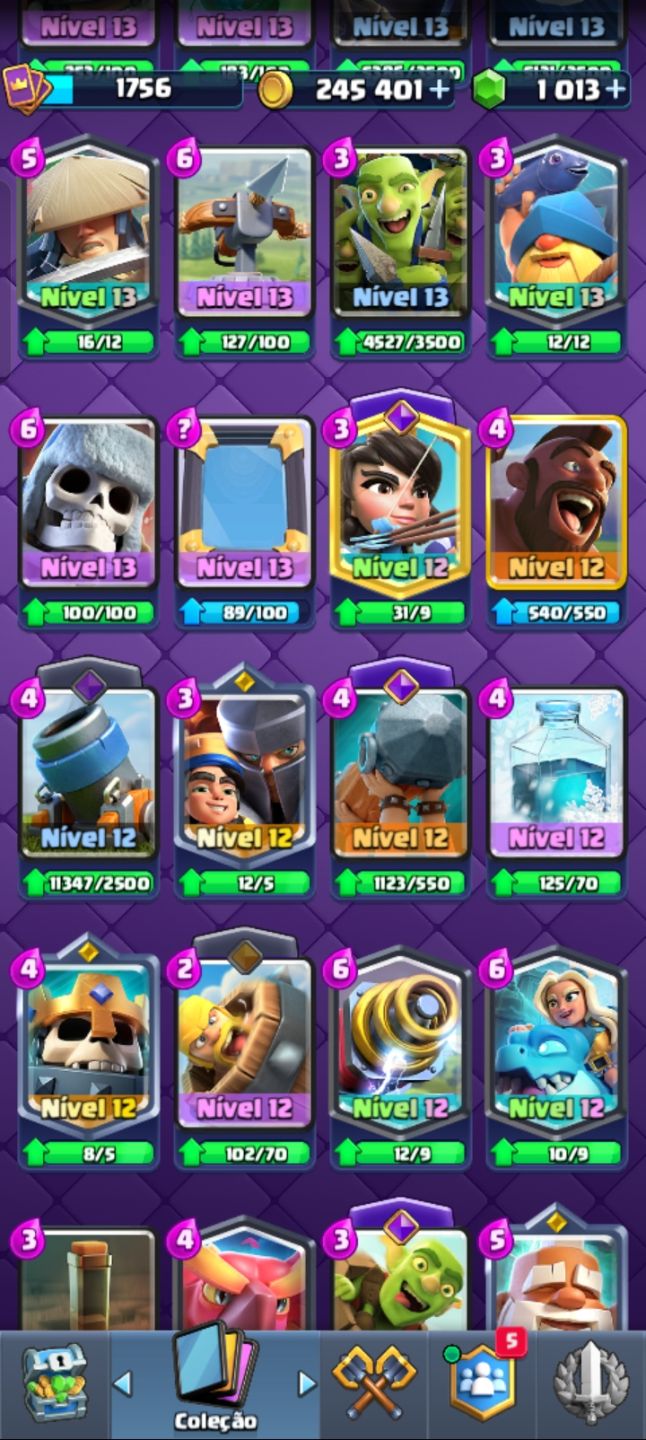 14000 troféus COMPLETA LVL 16 | 19 EVOLUÇÕES | MAIOR CAMPEÃO | INSÍGNIA 10 ANOS