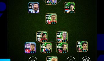Conta efootball 3213 de força com Ronald koeman 107 e Luiz Suárez blitz
