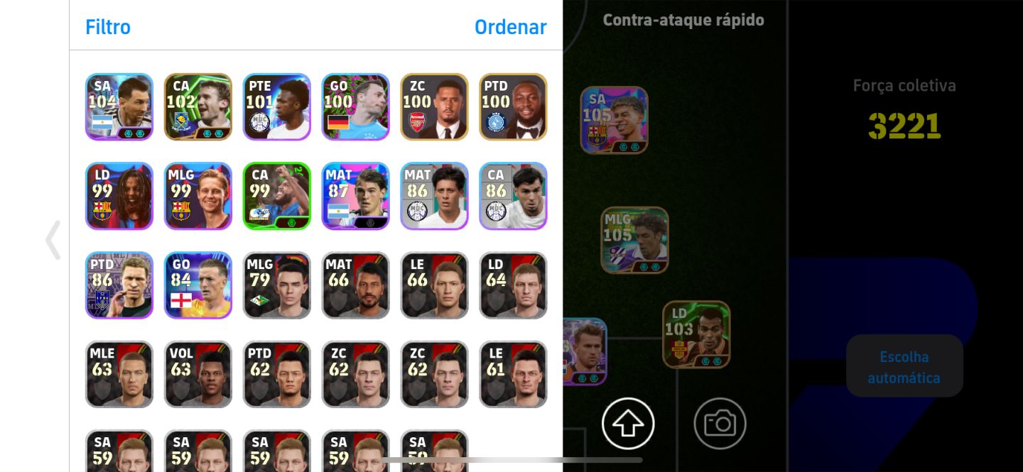 Conta de eFootball top com Cruyff e Lamine Yamal!!