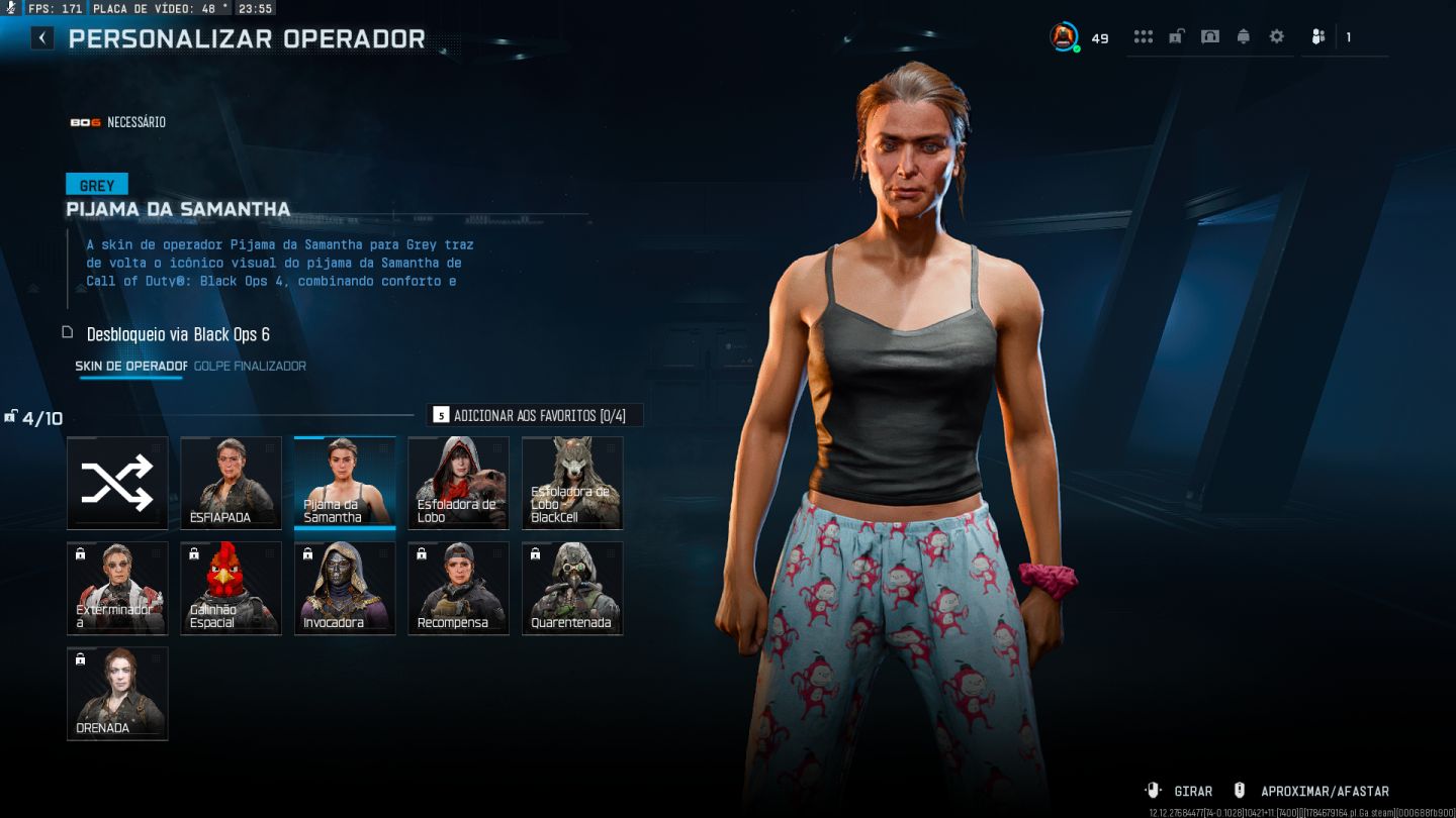 CONTA WARZONE SKINS RARAS COM BAILARINA, JASON, CHUCKY, NOIVA DO CHUCK, PREDADOR