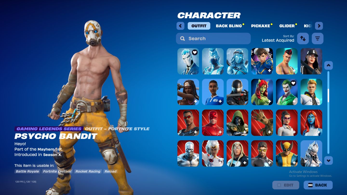 CONTA FORTNITE | WILDCAT + TRAVIS SCOTT + MINTY (MERRY MINT AXE) | 211 SKINS