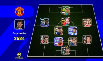 Conta inicial de efootball com Roy makaay
