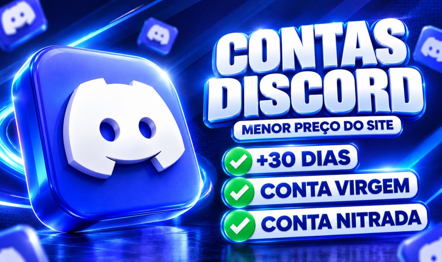 [PROMOÇÃO] CONTAS DISCORD +30 DIAS PARA ATIVAR NITRO - ENTREGA AUTOMÁTICA
