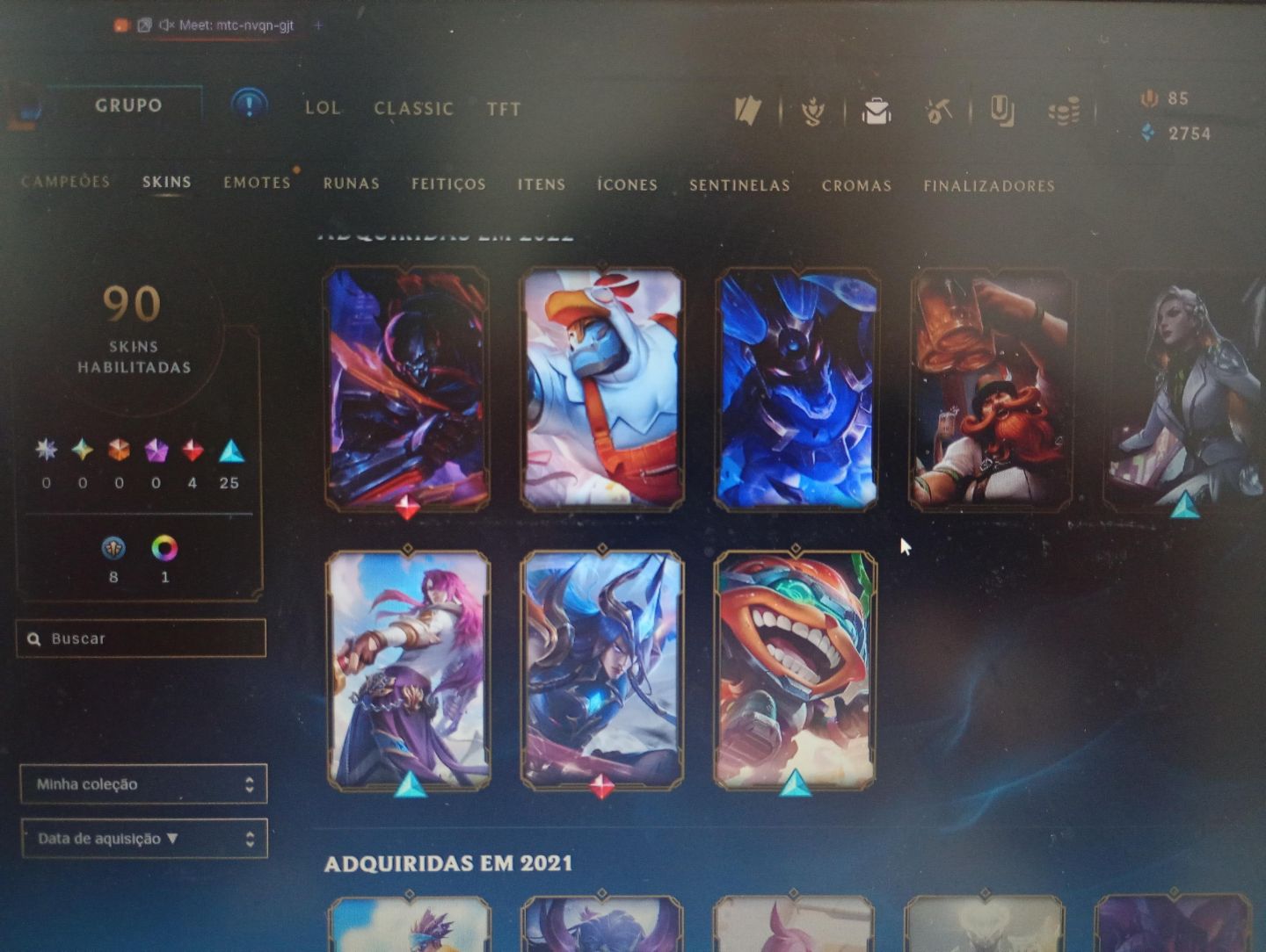 Conta LoL lev 200 com skin Yone velho oeste