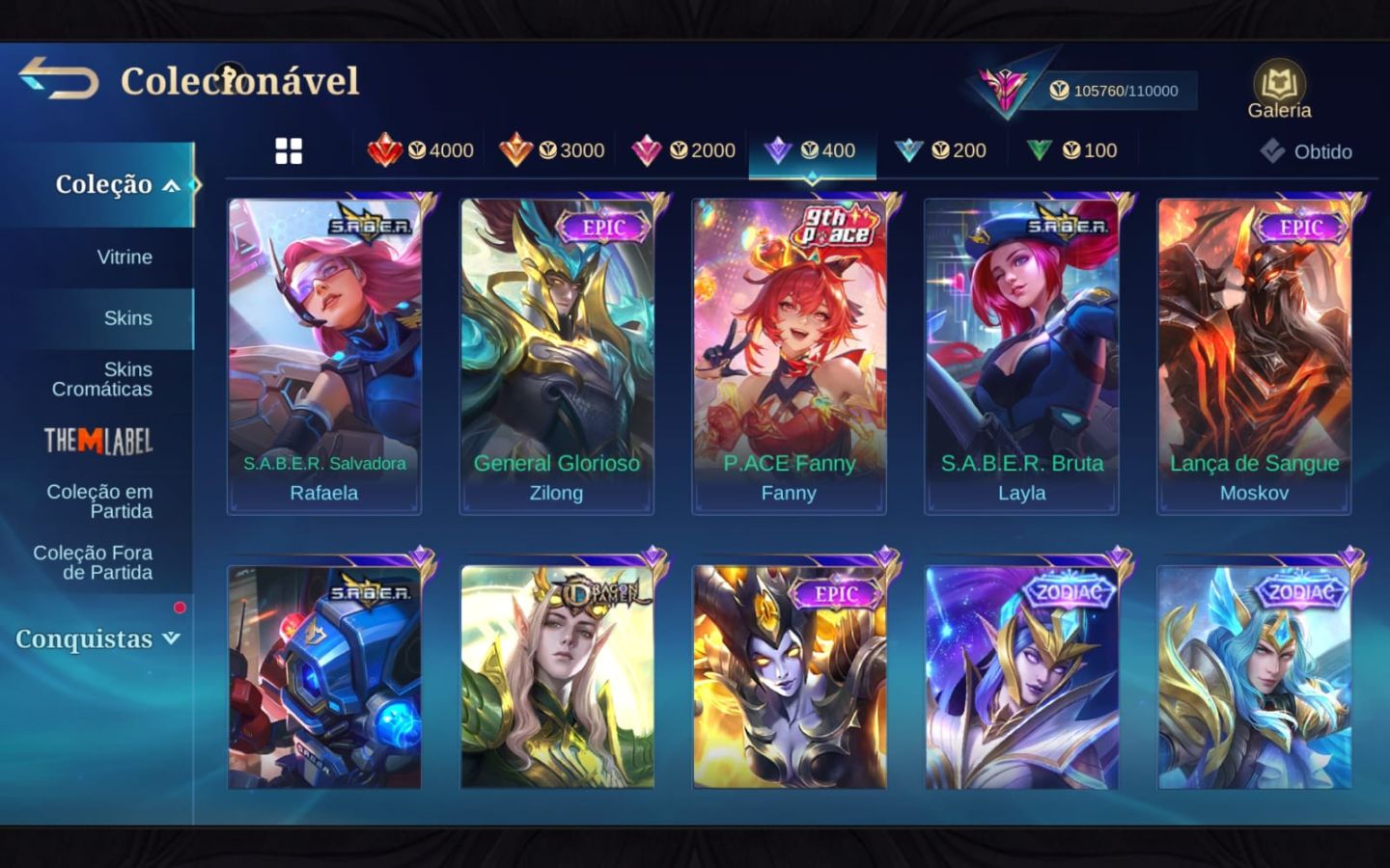 Conta main mid e main adc, prestigiado 4