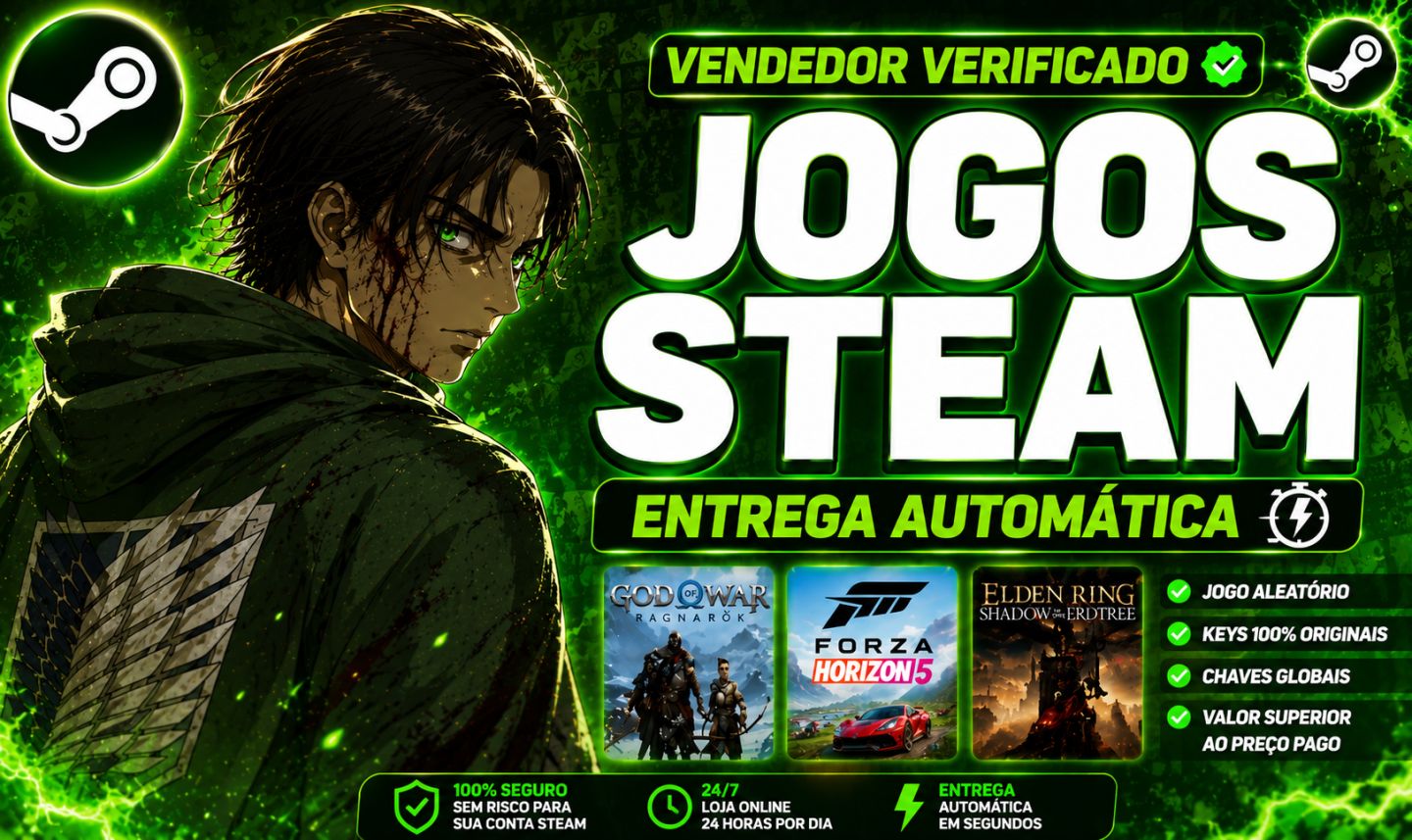 KEYS STEAM | CHAVE STEAM COM PREÇOS VARIADOS | ENVIO FLASH