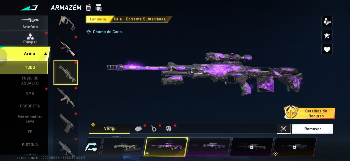 Conta blood strike pra rápido
