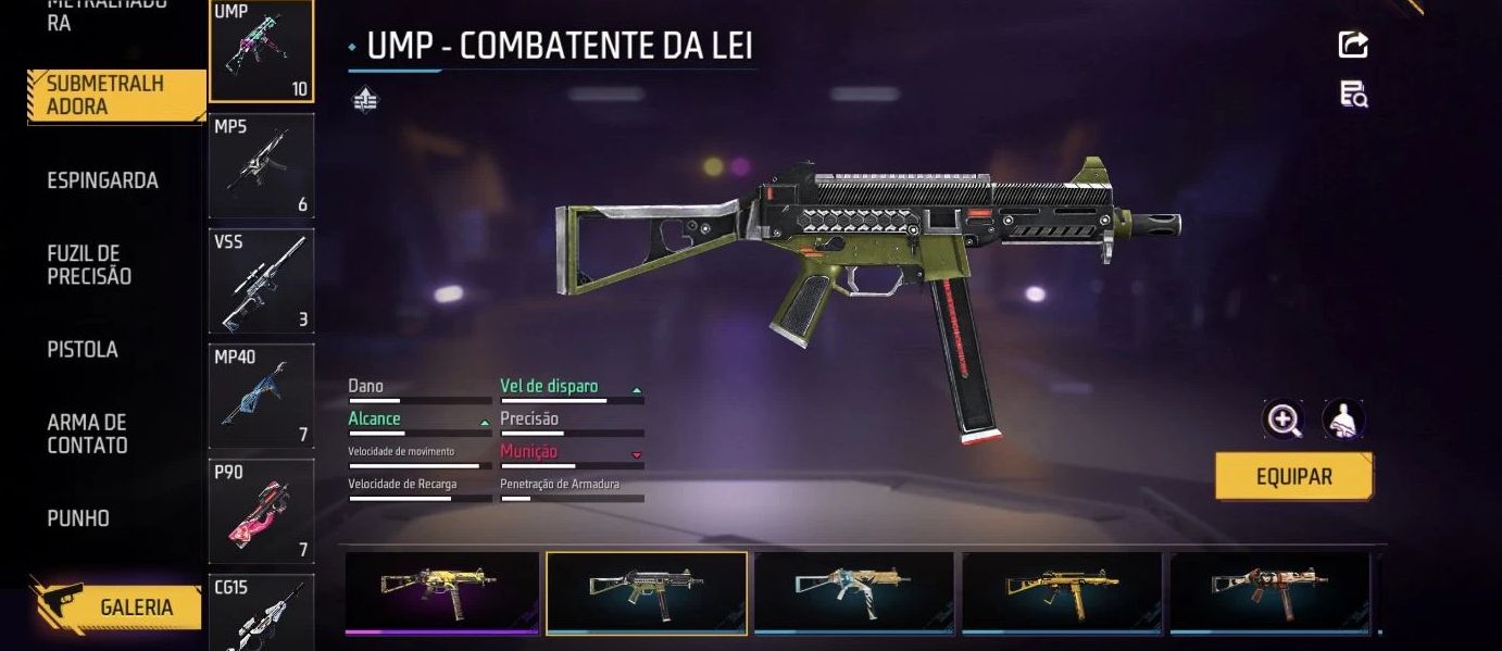 Conta de Free Fire com Barbinha e Sombra Roxa