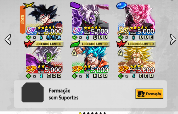 ULTRA GOKU UI, ULTRA ZAMASU, LR GOKU BLACK VILAO + 41K CRISTAIS (ANDROID)