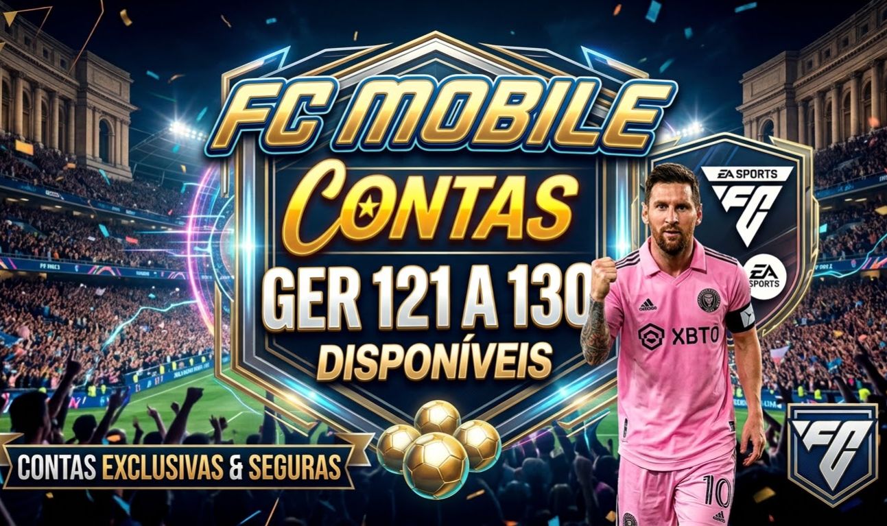 CONTAS FC MOBILE GER 121 A 130(CORRE!! OPORTUNIDADE ÚNICA)