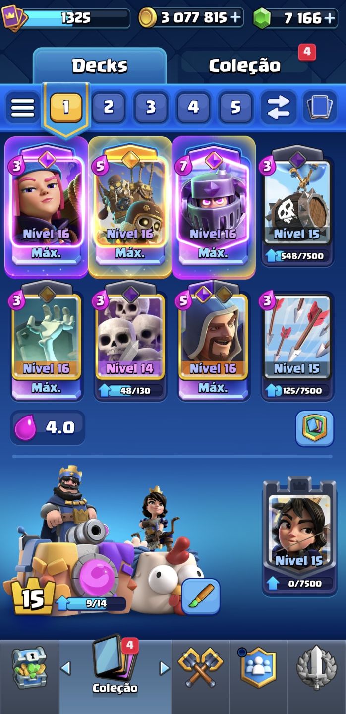 Conta Clash Royale 13k de troféus