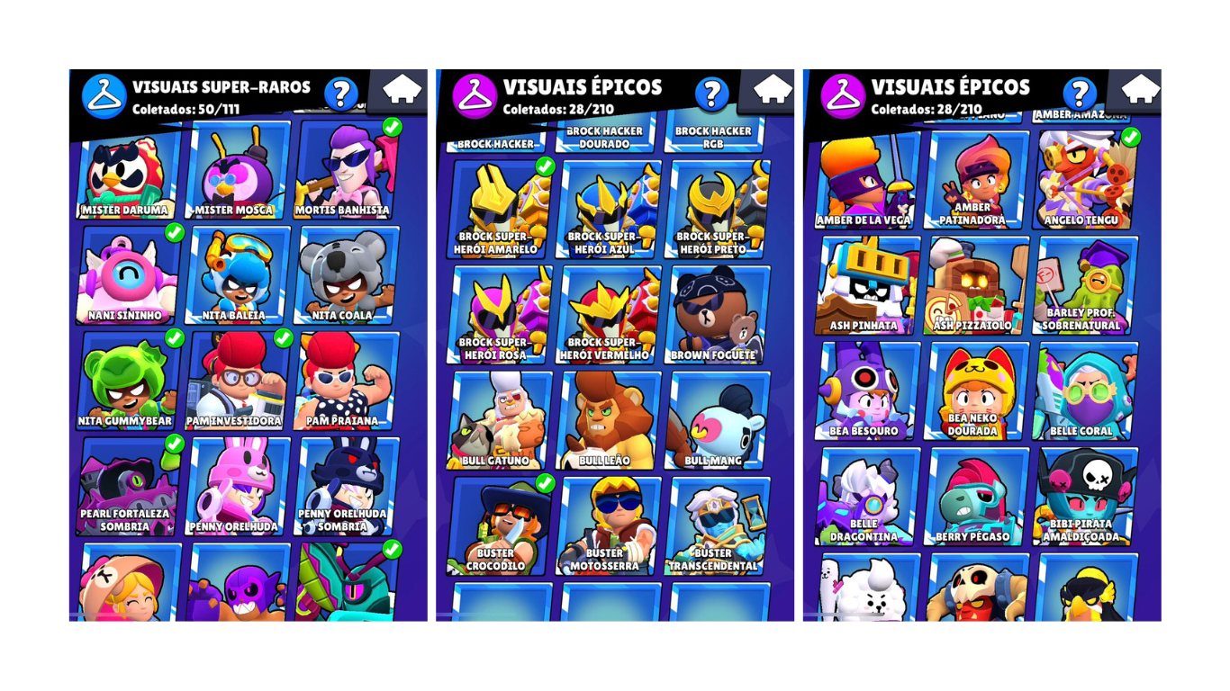 Conta Rara brawl stars 31k de troféus e 2 brawl pass plus (antigos).