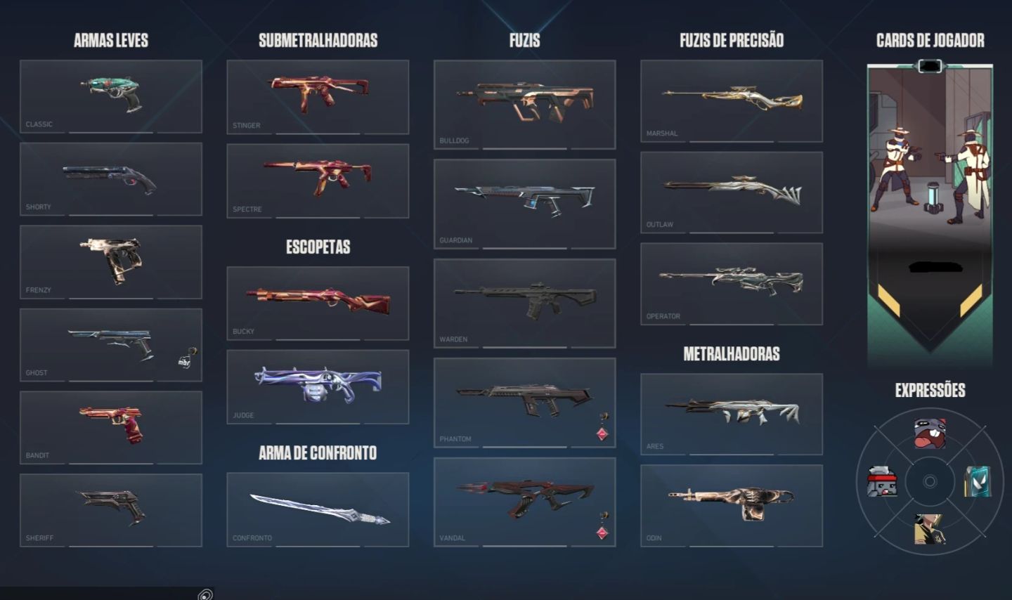 Conta Valorant- 3K R$ Gasto - Ex Imortal 1 - Coleção Toda Kuronami - Full Acesso