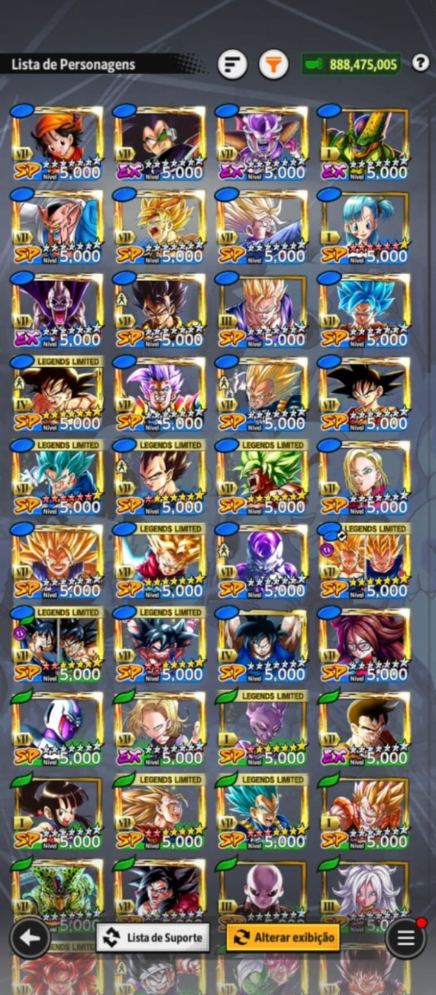 Conta end game com o Goku do mangá com os meta do jogo