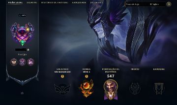 Conta level 446, Full Acesso, Todos os campeões, 270 skins