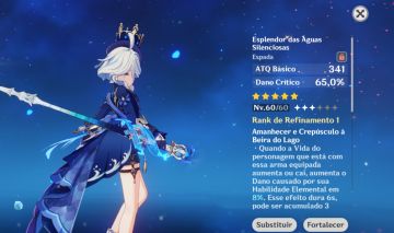 Conta Genshin impact+columbina+assinatura+Furina+assinatura+Diluc+assinatura.