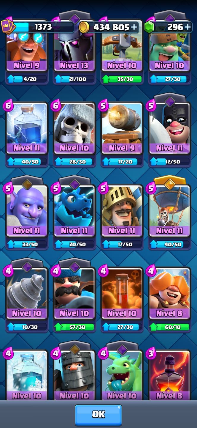 CONTA CLASH ROYALE OG