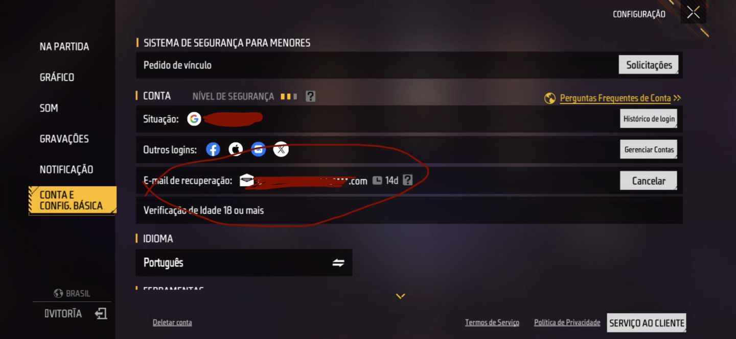 CONTA FREE FIRE ANTIGA COM 8 ANOS DE IDADE!!