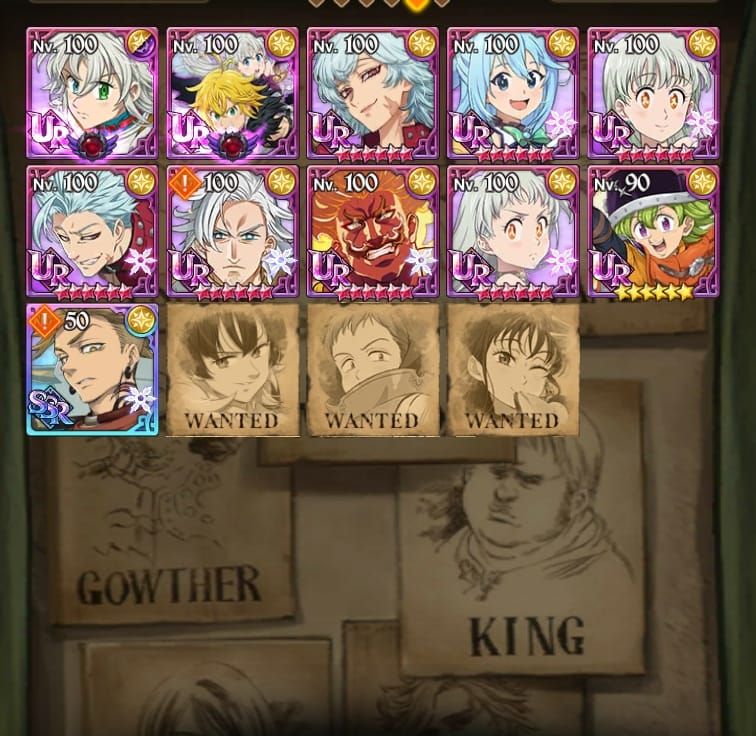 CONTA THE SEVEN DEADLY SINS: GRAND CROSS, 13M CC BOX + e DIVERSAS COLLABS!