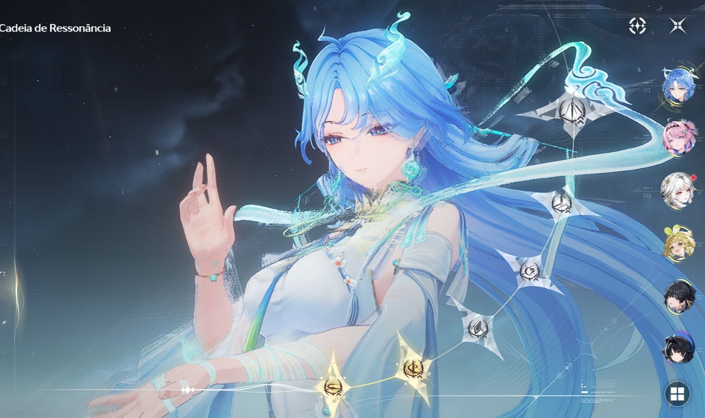 CONTA REROLL WUWA QINGXIAO, DENIA E HSIN