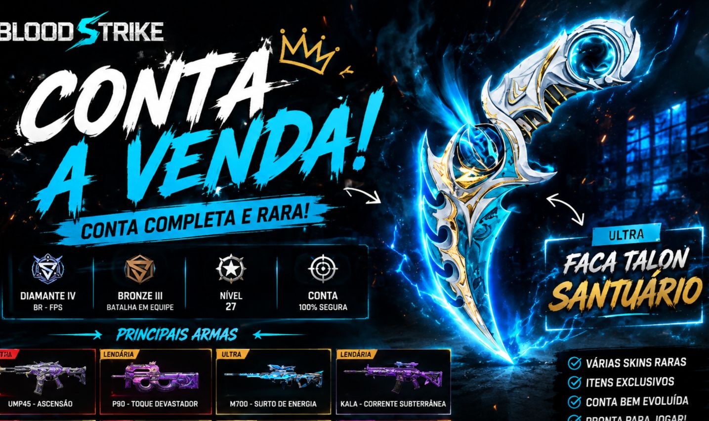 Conta blood strike pra rápido