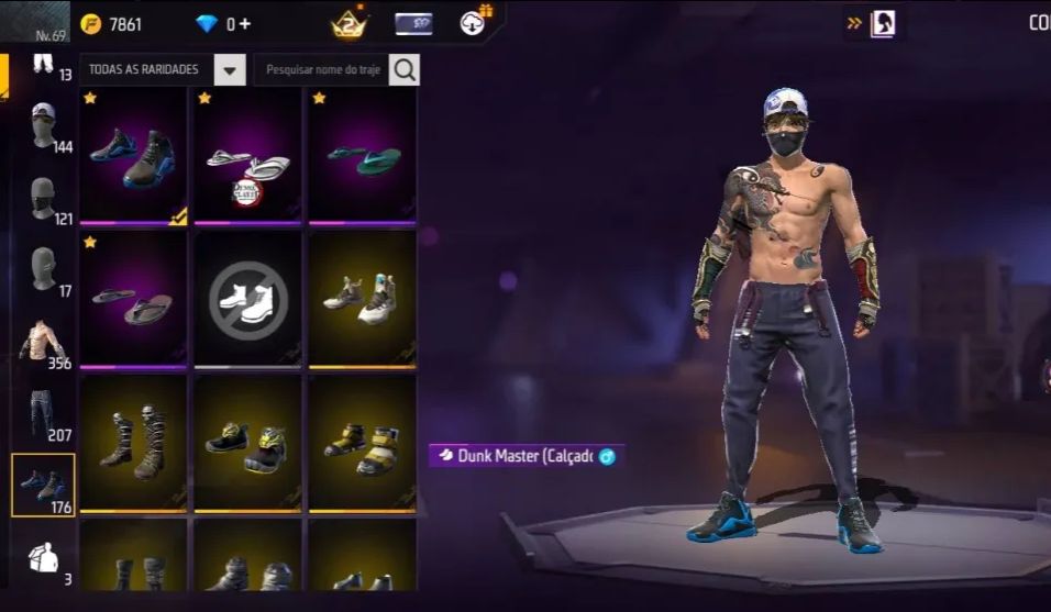 CONTA DUNK MASTER/UMP ARTE DA GUERRA/UMP RUBY