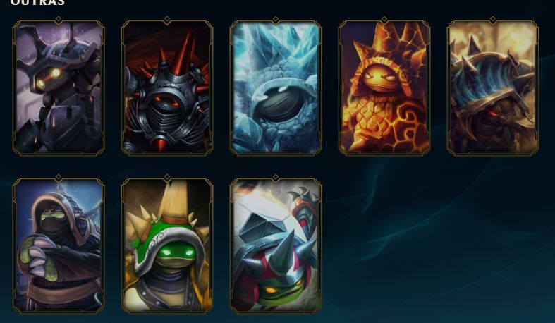 Conta lol Ex Grão-Mestre 1.434 skins, varios chibis do tft, tendo tudo no paoc