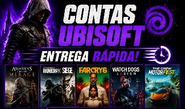 CONTAS UBISOFT + BRINDE | ASSASSIN'S CREED, FAR CRY E + FA