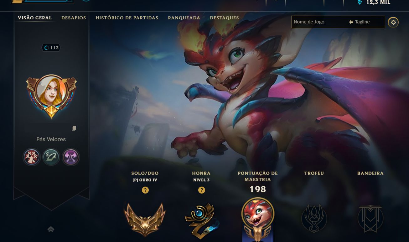 [ACESSO IMEDIATO] 70+ skins Ouro IV em MD5 MMR Buffado