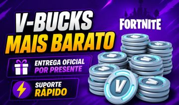 V-BUCKS FORTNITE MAIS BARATO | ENTREGA POR PRESENTE | SUPORTE RÁPIDO