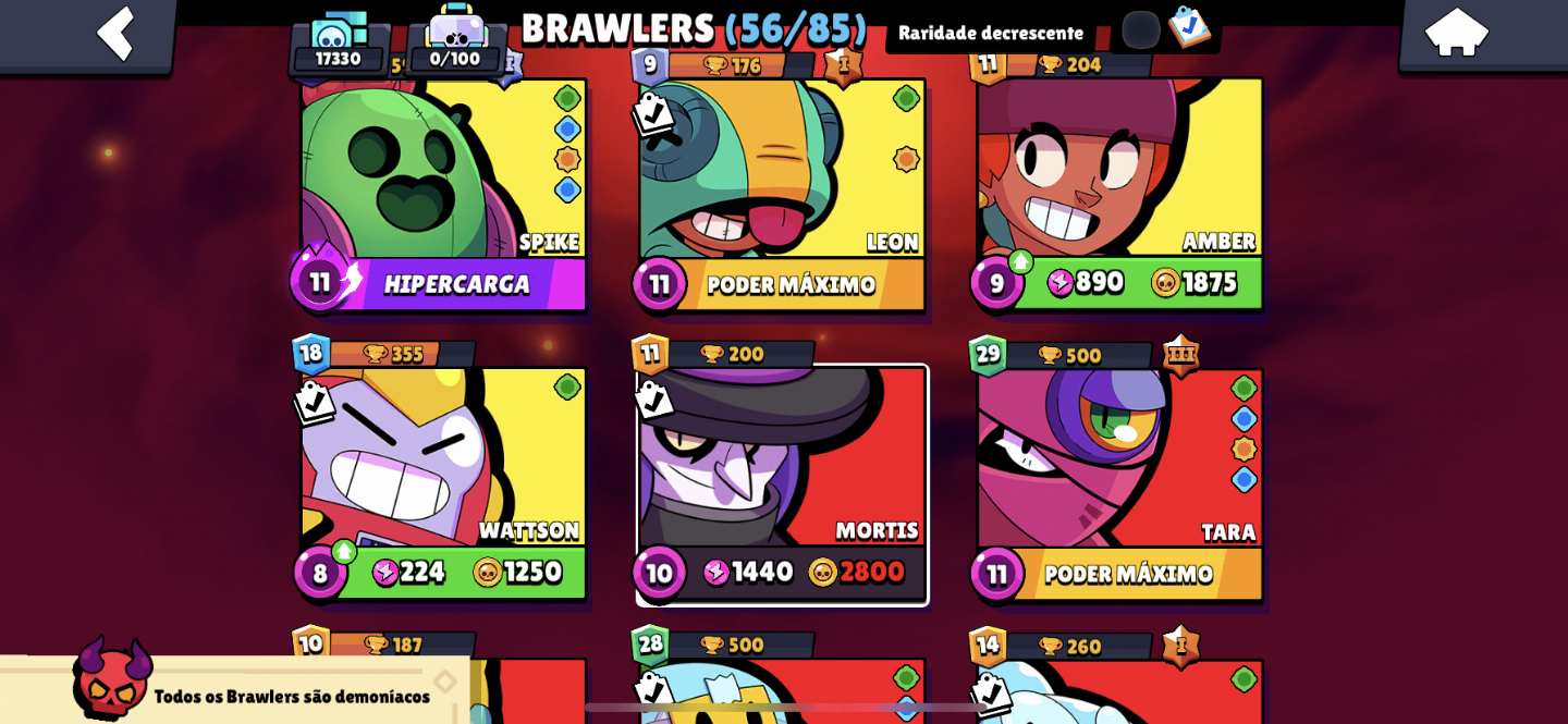 Conta de Brawl Stars com Shelly estelar