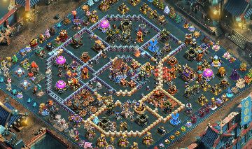 Combo Max 4 contas+ clã LVL 19 top