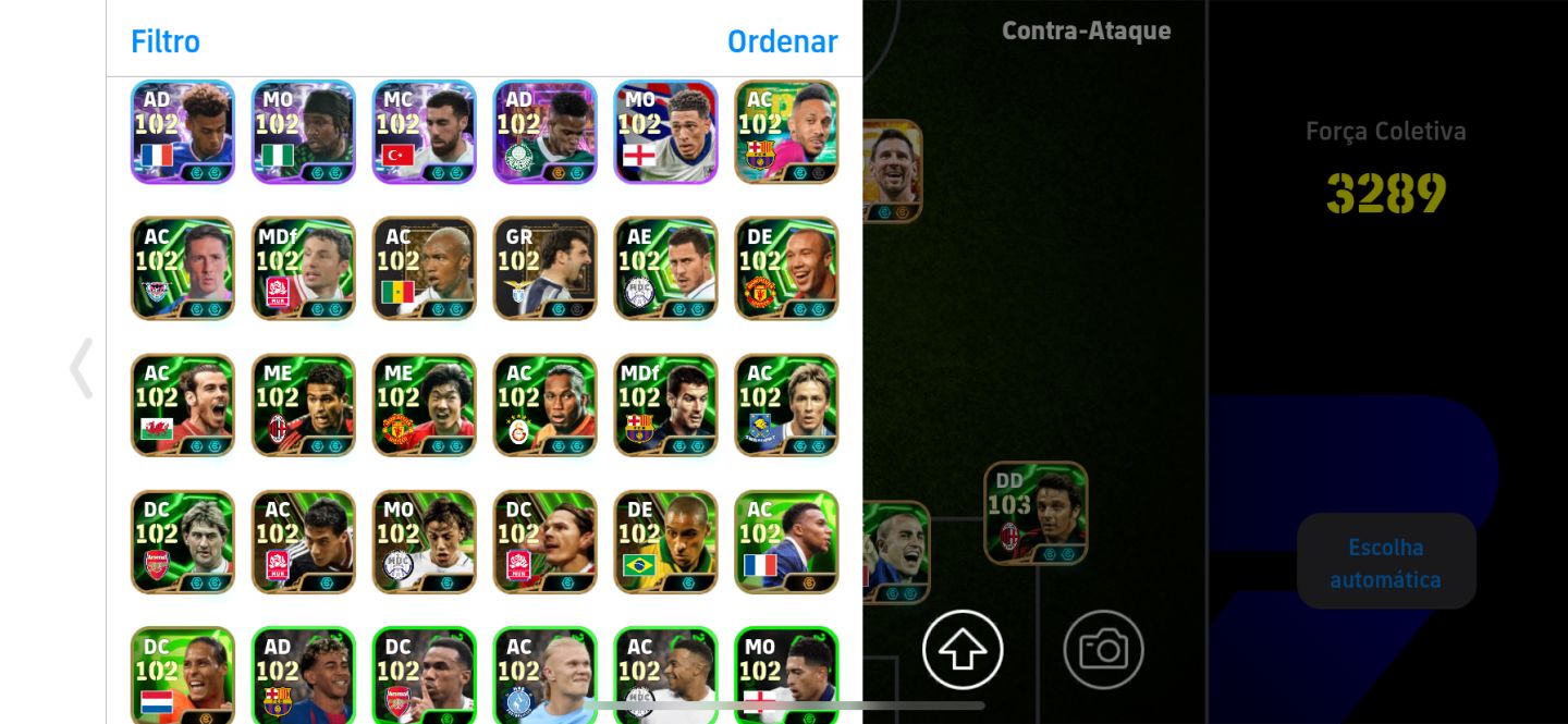 CONTA FULL! ROMÁRIO 106 + ZOLA BLITZ + MESSI 110 + VAN DER SAR + MBAPPE 106 E++!
