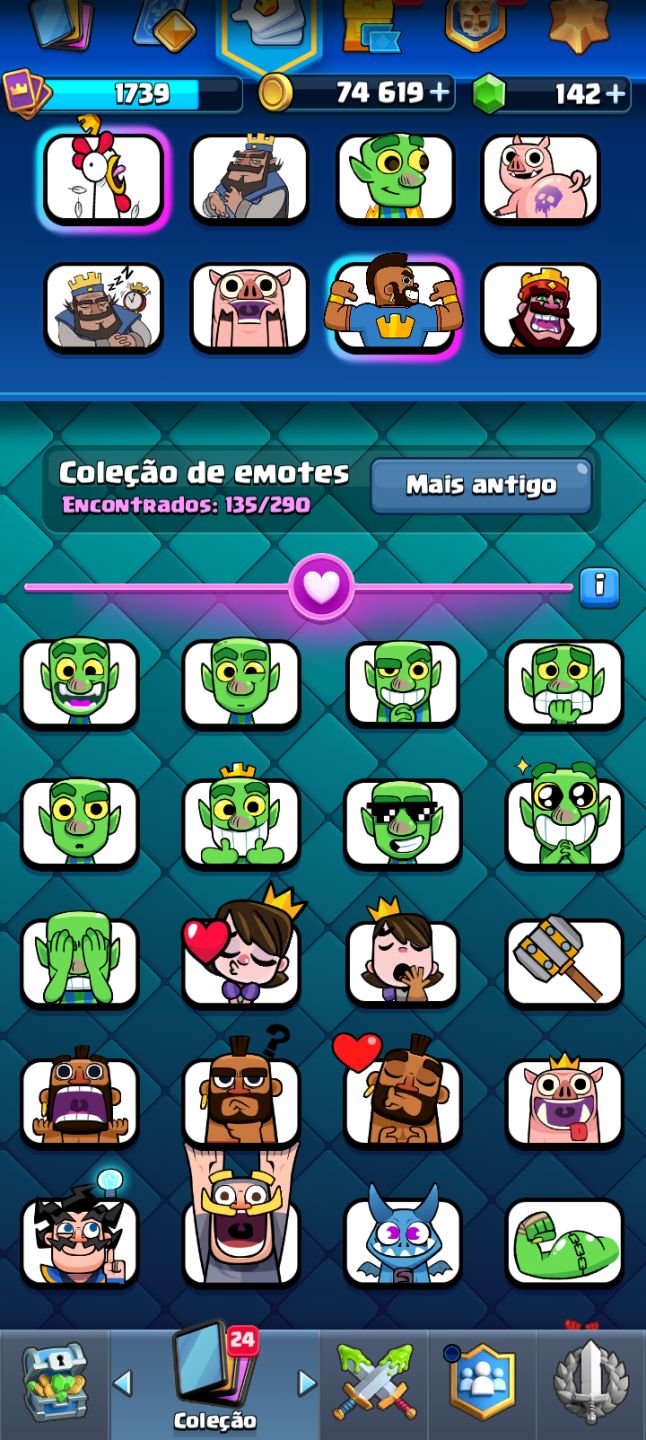 ESSA CONTA DO CLASH ROYALE COM 12000 TROFÉUS