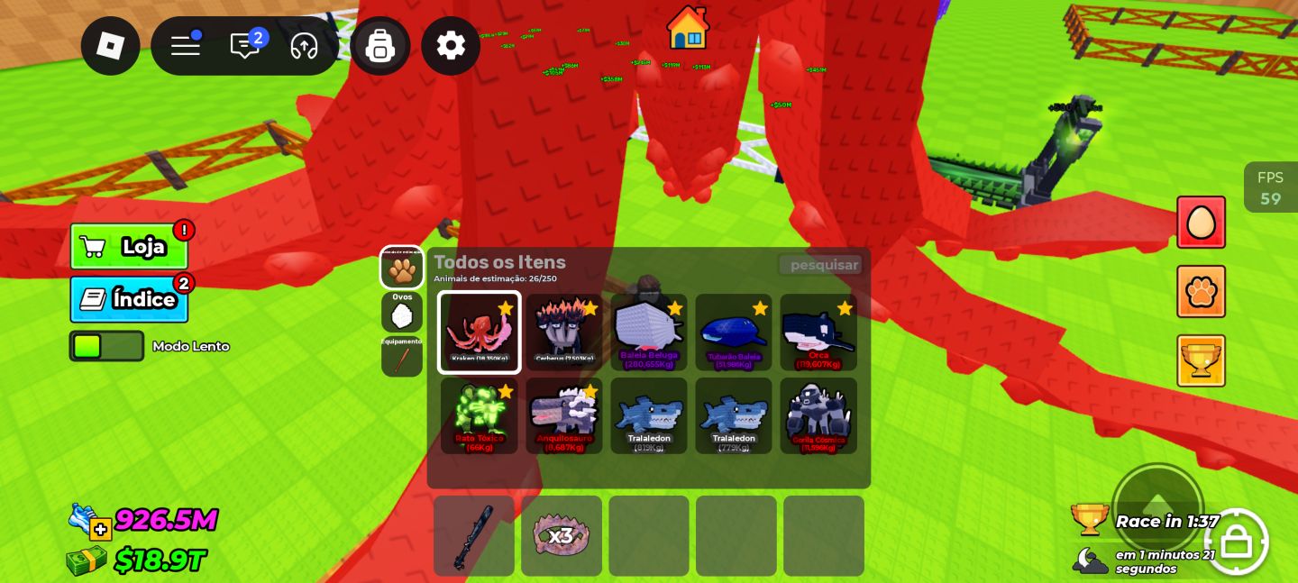 PACOTE DE CONTA ROBLOX ROUBE UM OVO+