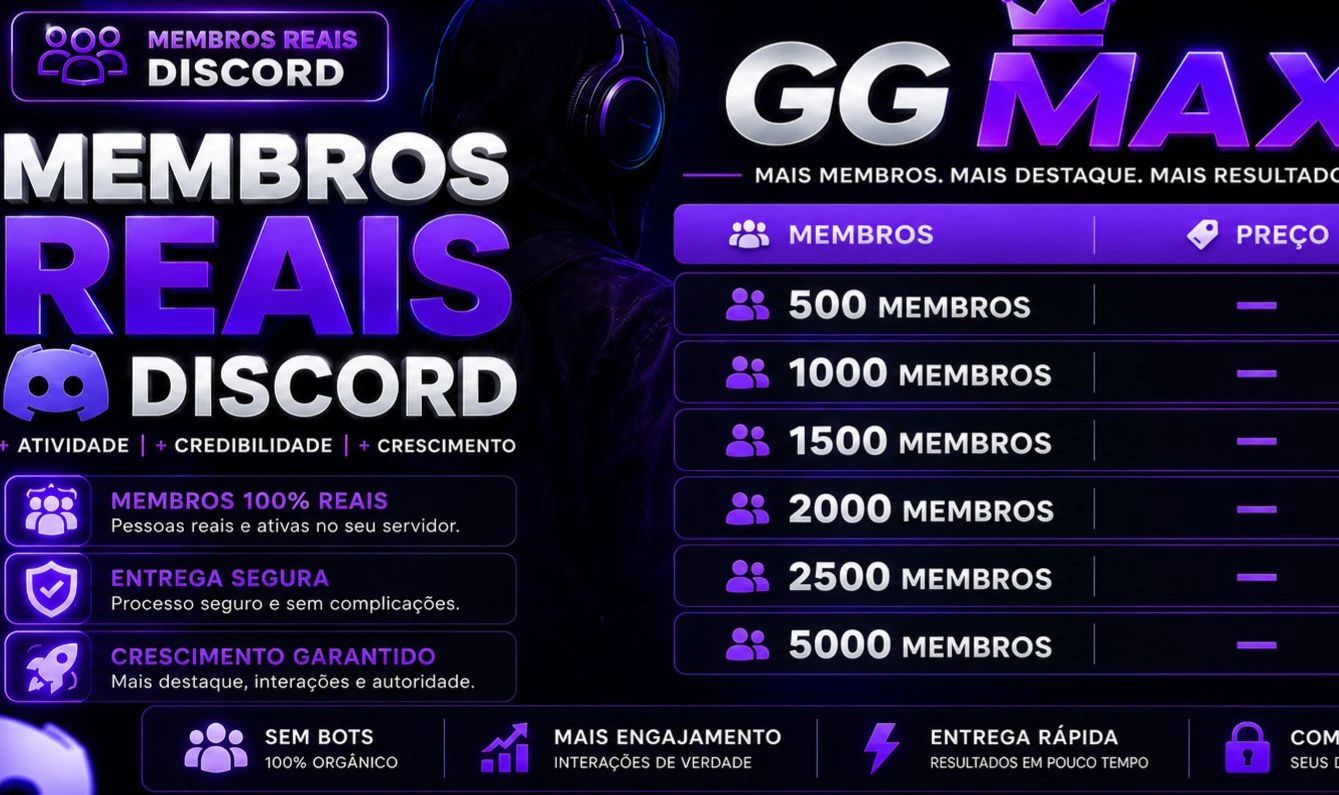 MEMBROS PARA SERVIDOR DISCORD REAIS & OFFILINE - ENTREGA RÁPIDA E SEGURO.