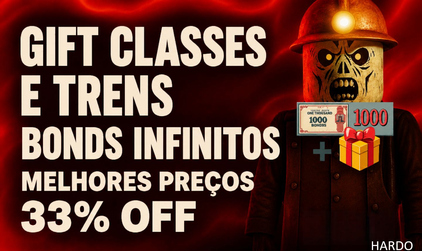 [33% OFF] DEAD RAILS TRILHOS MORTOS GIFT / BONDS / CLASSES / PROMOÇÃO DE GIFT