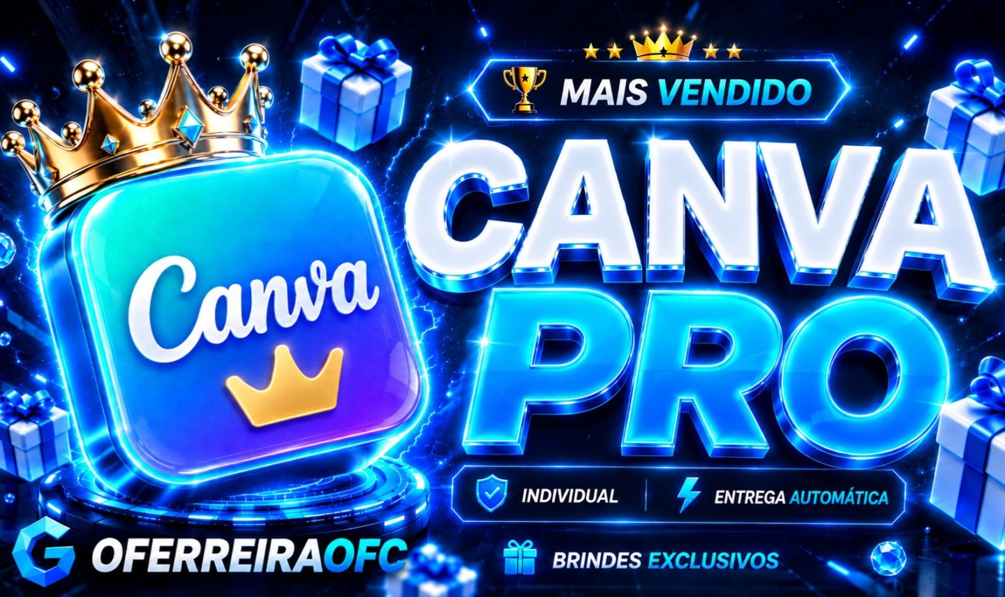 Canva Pro + Brindes | (Entrega Automática)