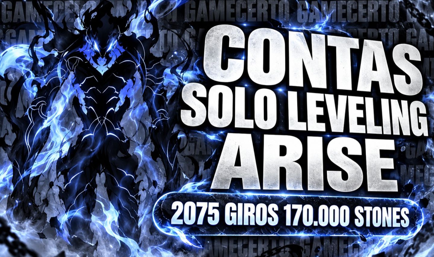 Conta Solo Leveling: Arise 170.000 núcleos / 2.078 giros