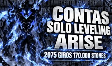 Conta Solo Leveling: Arise 170.000 núcleos / 2.078 giros