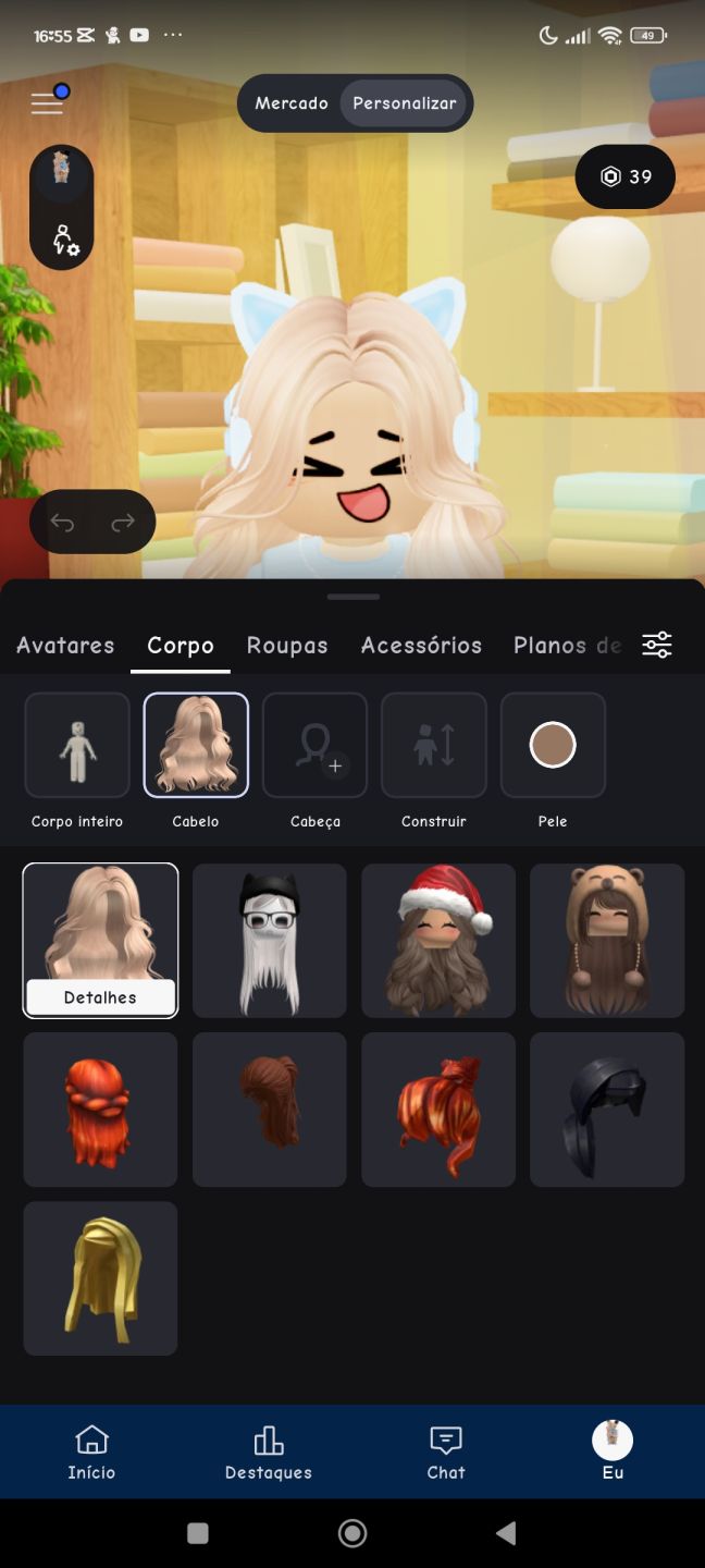 Conta de Roblox