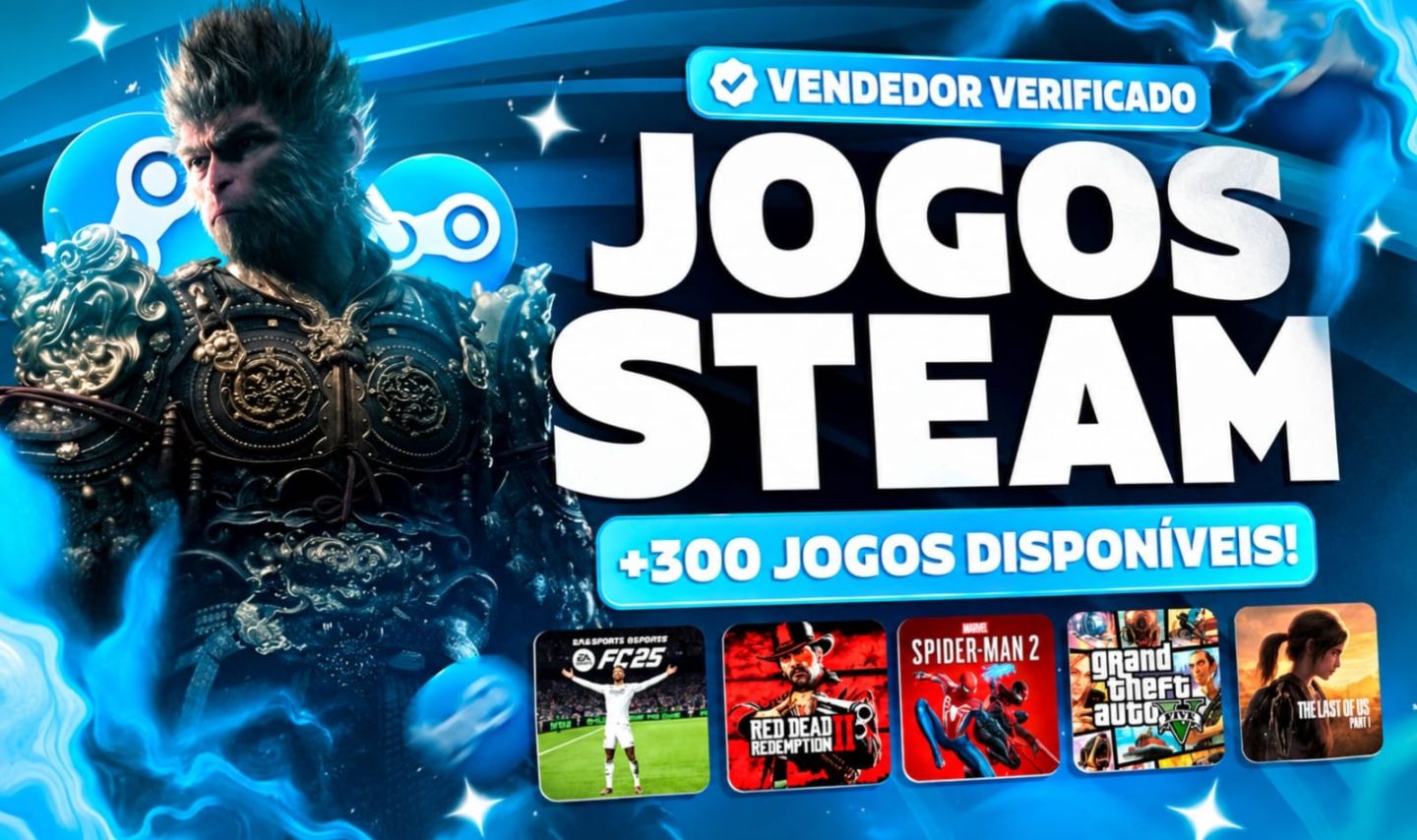 CONTAS STEAM OFFLINE | ESCOLHA SEU JOGO + BRINDE