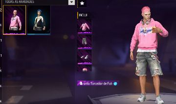 Conta free fire com a skin lançamento